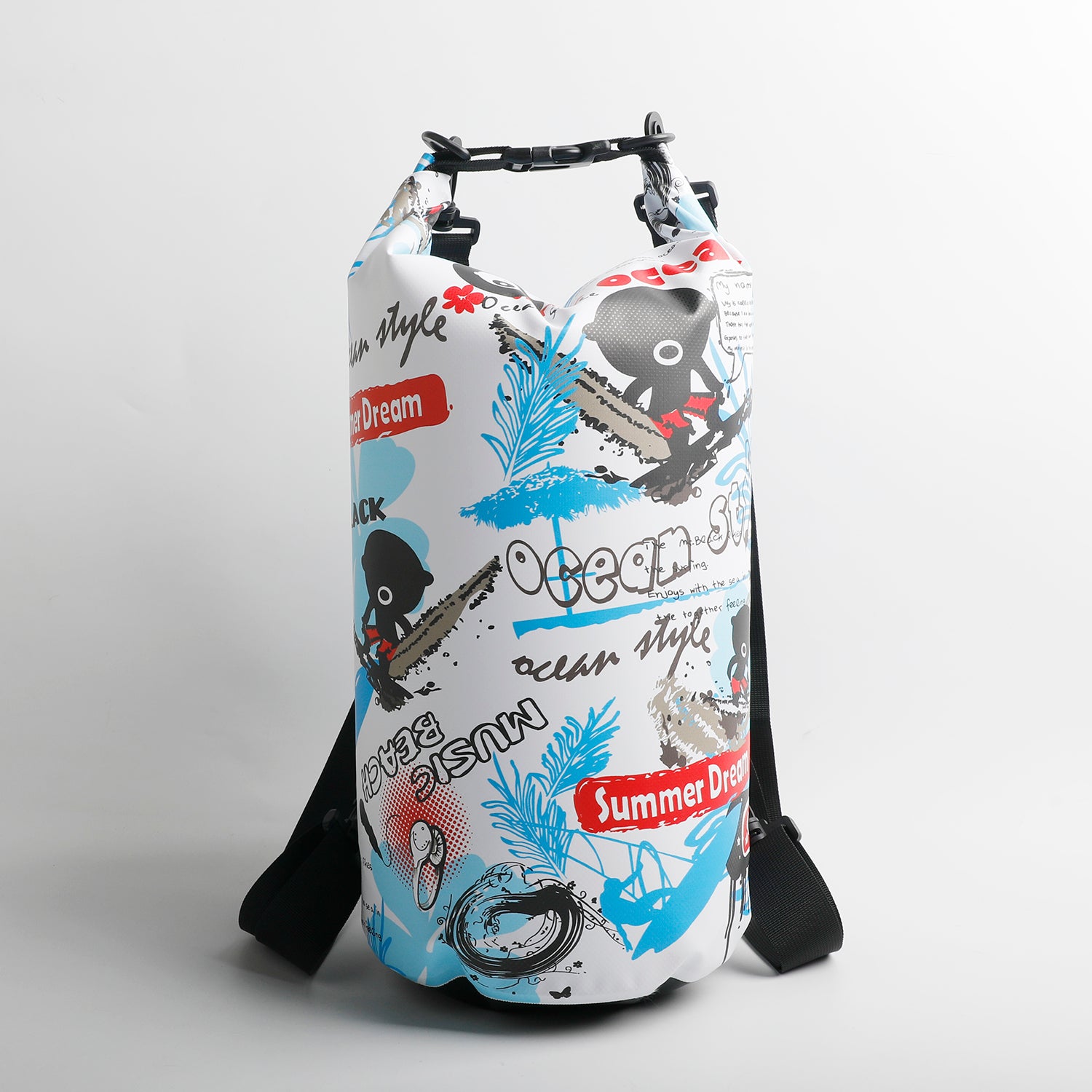 Y33 Island Series Waterproof Dry Bag – Colorful Printed Dry Sack for Beach, Kayaking, Swimming & Summer Travel