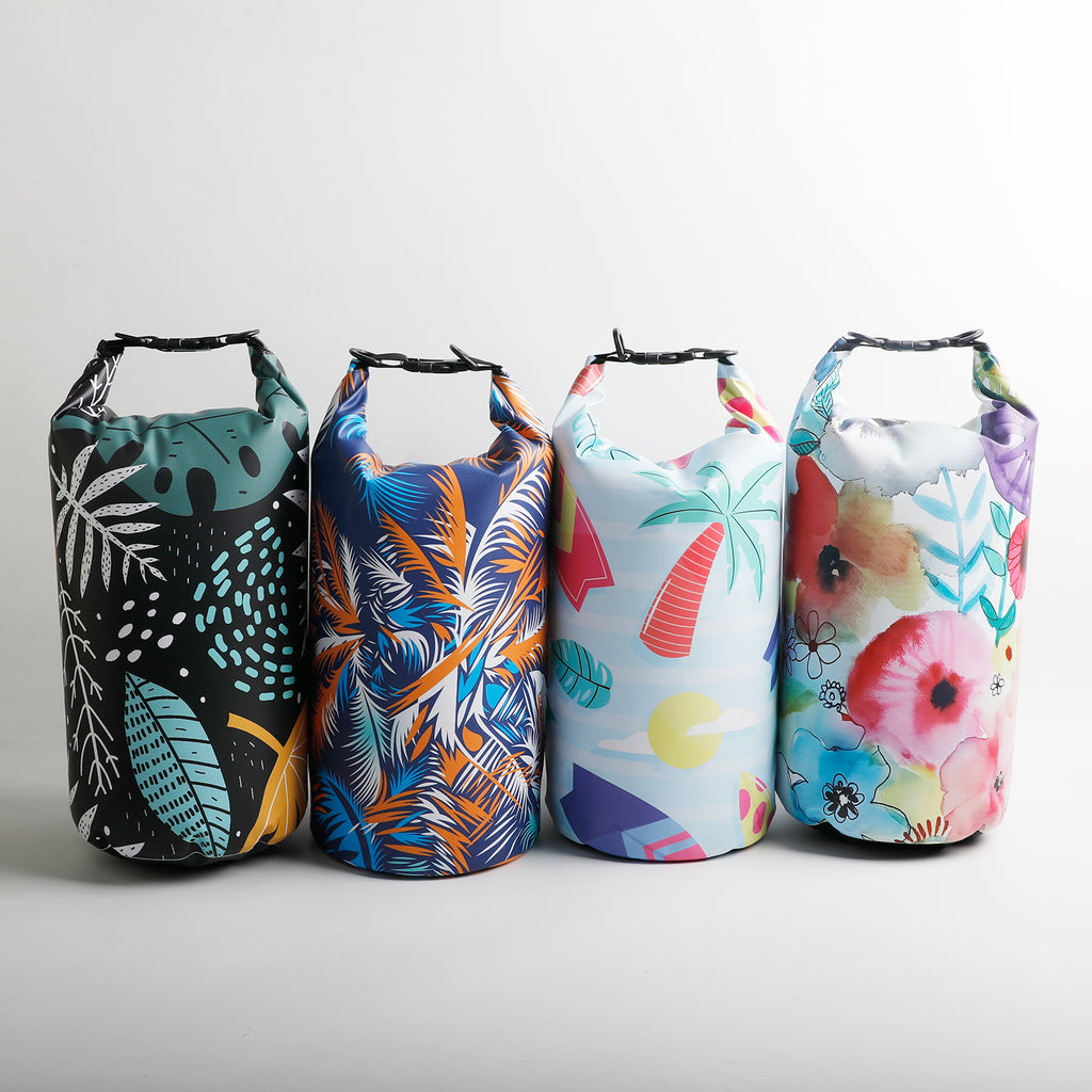 Y33 Island Series Waterproof Dry Bag – Colorful Printed Dry Sack for Beach, Kayaking, Swimming & Summer Travel