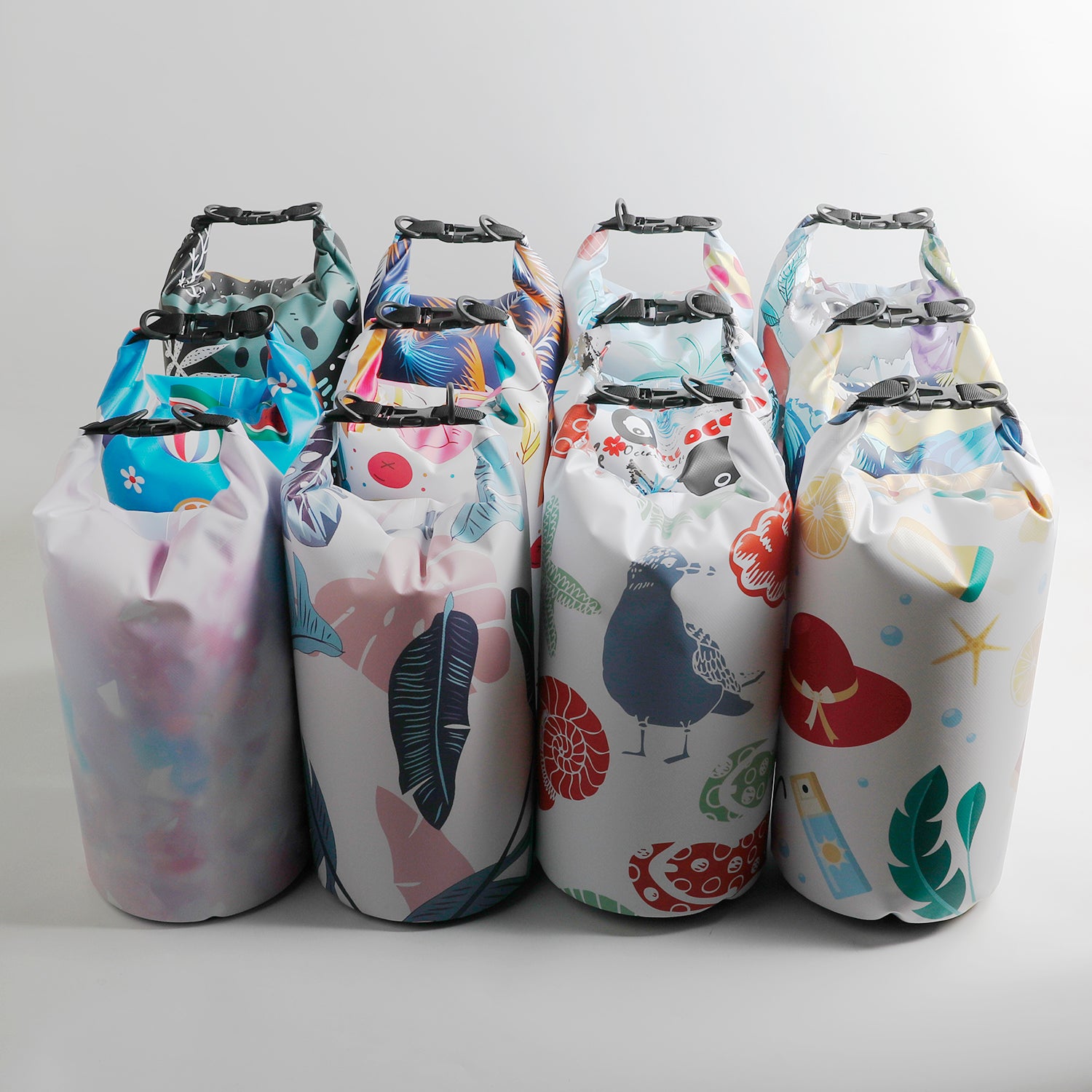 Y33 Island Series Waterproof Dry Bag – Colorful Printed Dry Sack for Beach, Kayaking, Swimming & Summer Travel