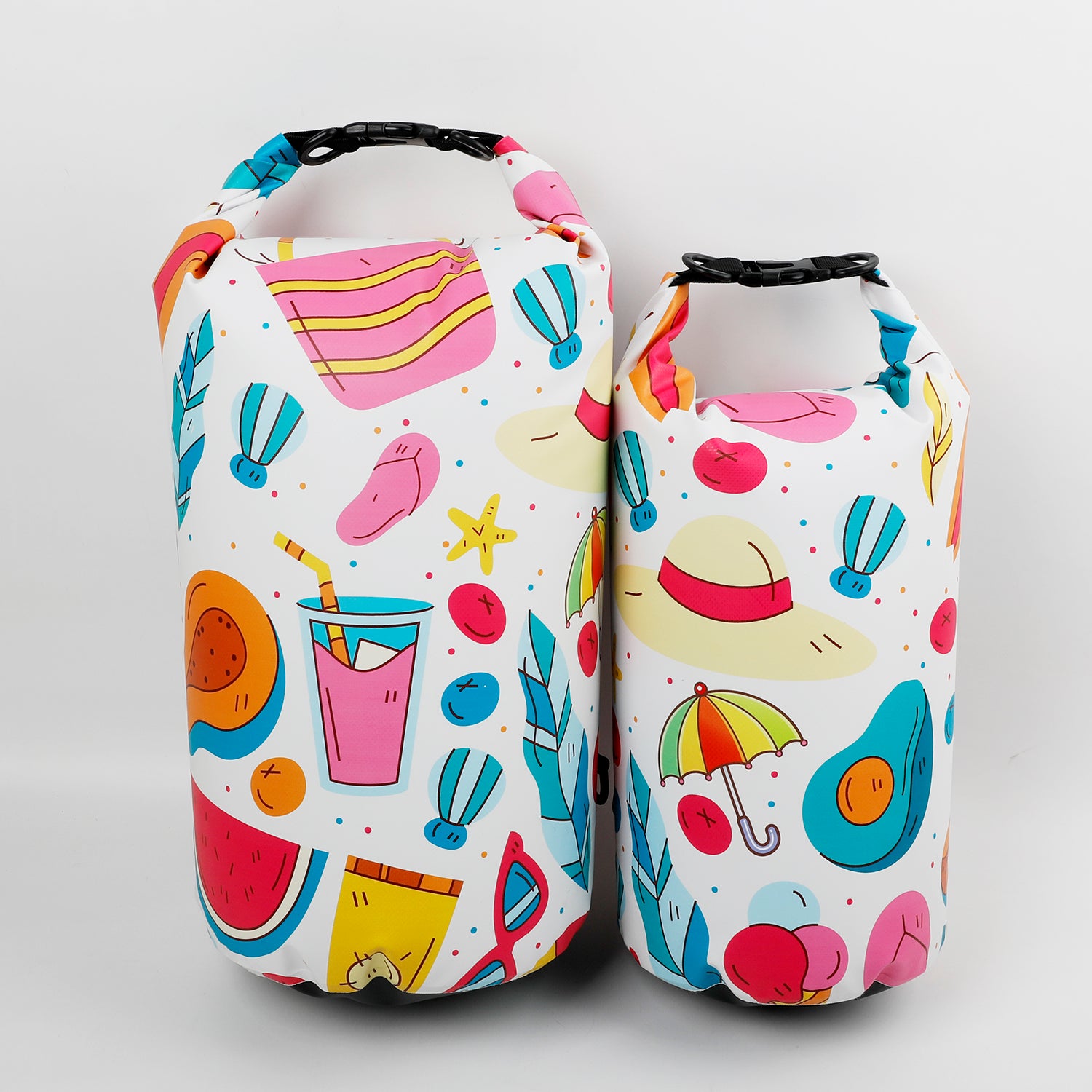 Y33 Island Series Waterproof Dry Bag – Colorful Printed Dry Sack for Beach, Kayaking, Swimming & Summer Travel