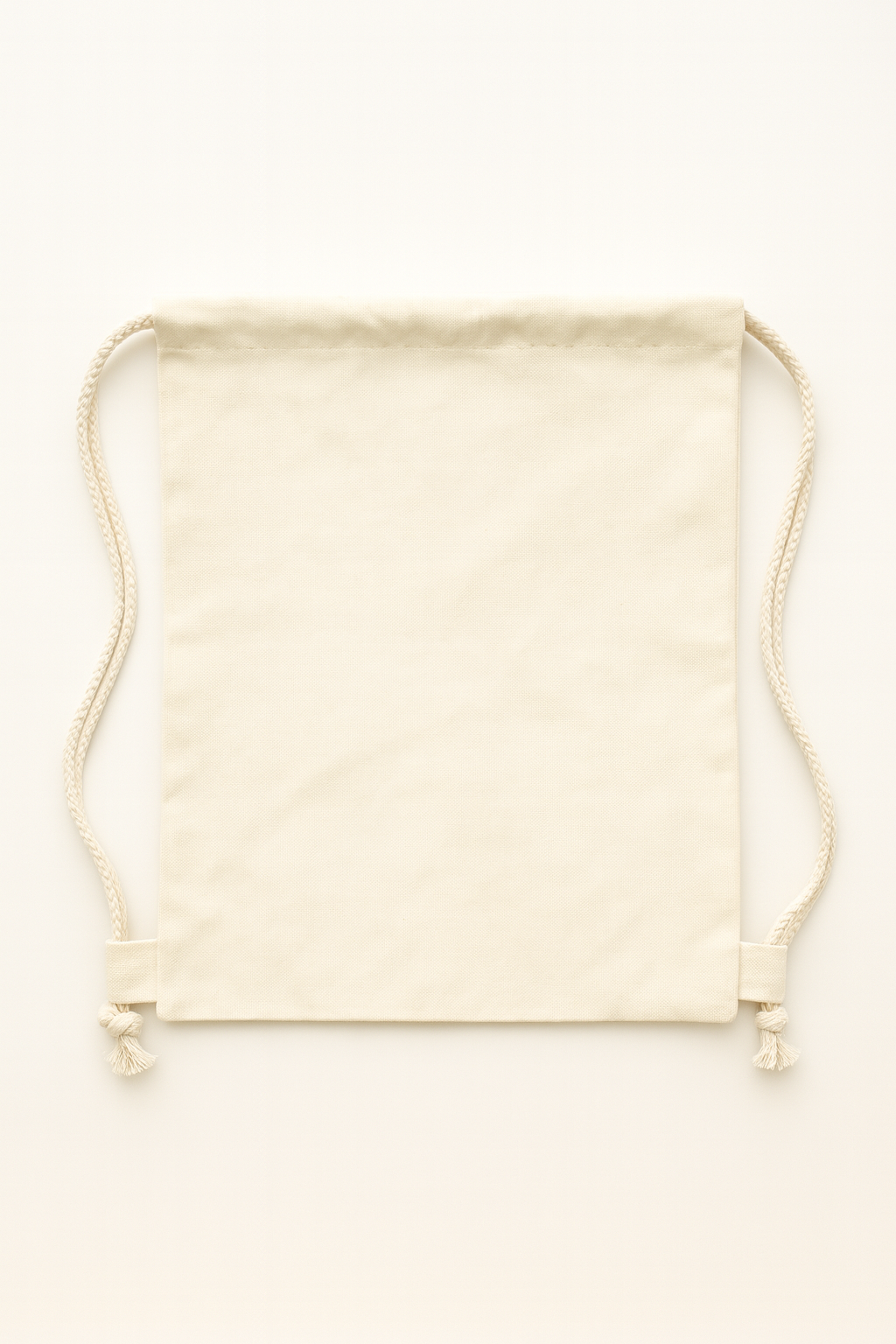 Canvas Drawstring Backpack – Blank Design, Eco-Friendly & Durable