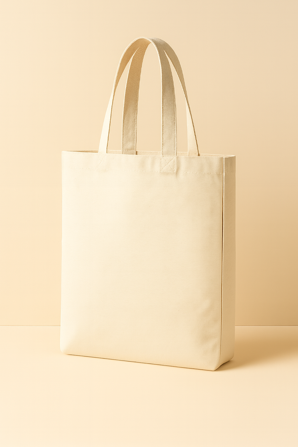 Canvas Tote Bag with Bottom & Side Gusset – Blank, Durable, Eco-Friendly, 3 Sizes