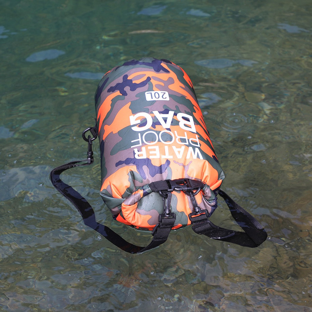 Nylon Camouflage Waterproof Dry Bag – Colorful Floating Dry Sack 2L/3L/5L/10L/20L/30L for Swimming, Kayaking & Outdoor Sports