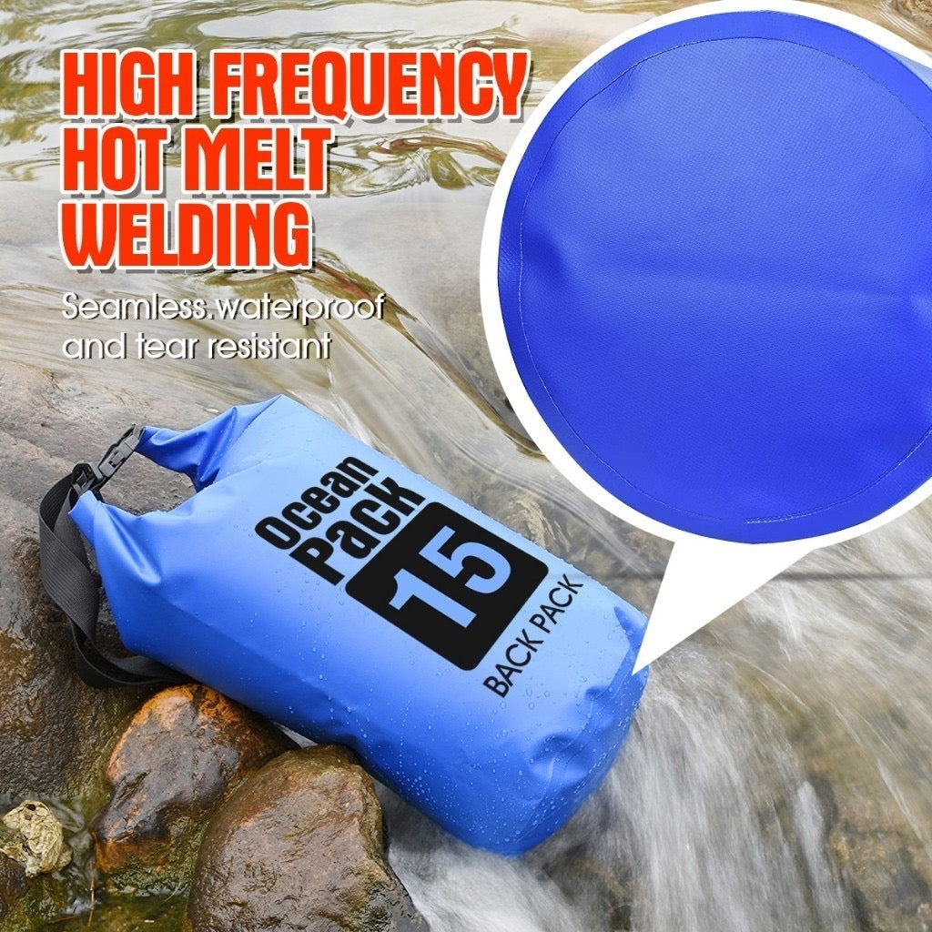 Classic Waterproof Dry Bag – 2L to 30L Floating Dry Sack for Kayaking, Swimming, Camping & Outdoor Adventure