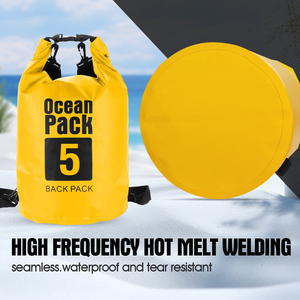 Classic Waterproof Dry Bag – 2L to 30L Floating Dry Sack for Kayaking, Swimming, Camping & Outdoor Adventure