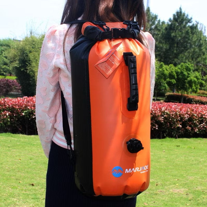 603 Inflatable Waterproof Dry Bag Backpack – Heavy-Duty Floating Dry Sack with Air Valve for Swimming, Kayaking & Outdoor Adventure