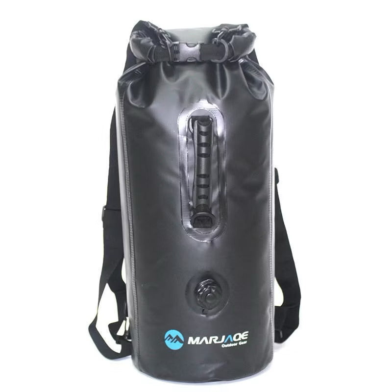 603 Inflatable Waterproof Dry Bag Backpack – Heavy-Duty Floating Dry Sack with Air Valve for Swimming, Kayaking & Outdoor Adventure
