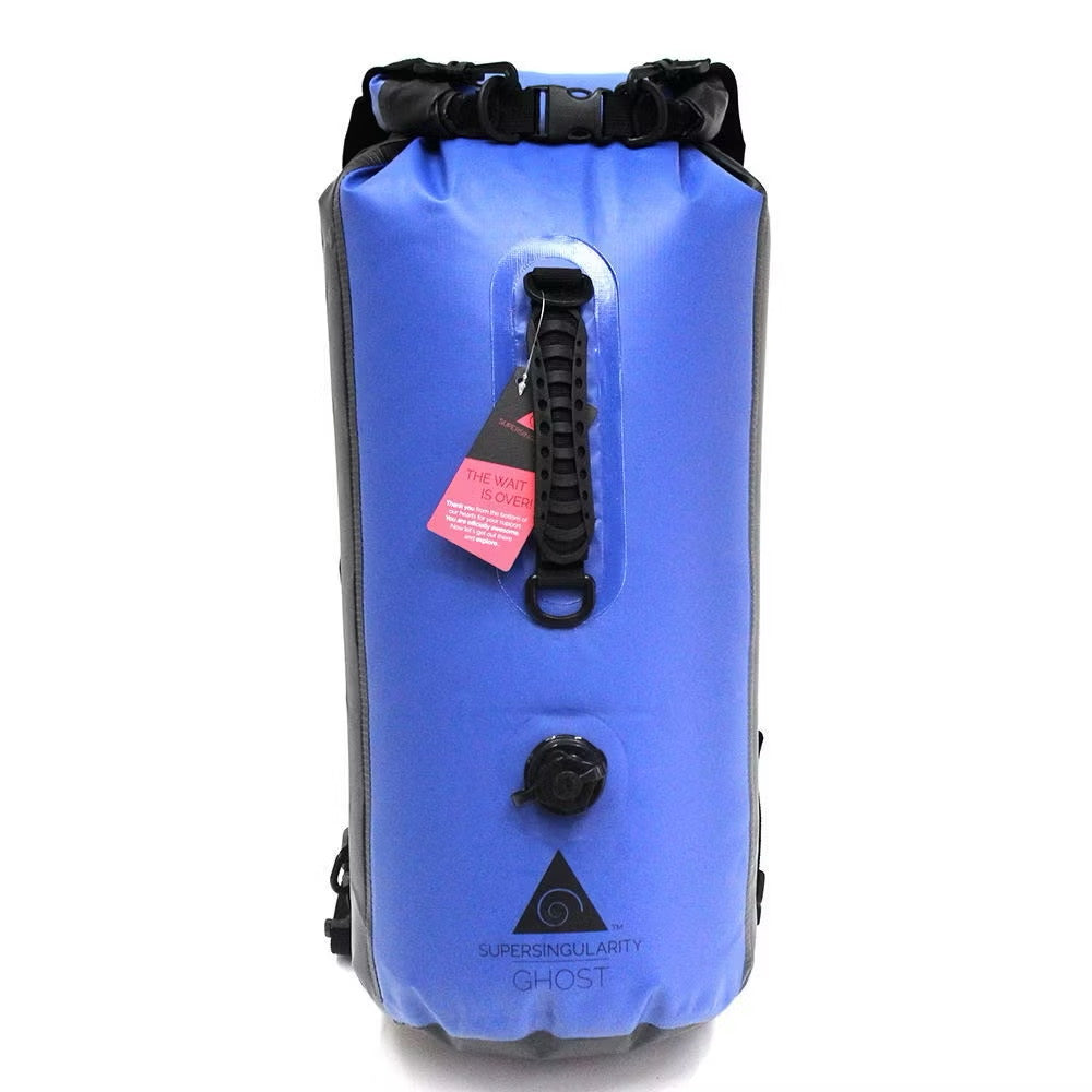 603 Inflatable Waterproof Dry Bag Backpack – Heavy-Duty Floating Dry Sack with Air Valve for Swimming, Kayaking & Outdoor Adventure