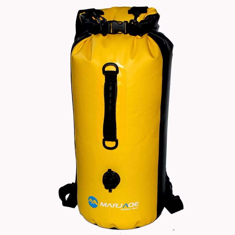 603 Inflatable Waterproof Dry Bag Backpack – Heavy-Duty Floating Dry Sack with Air Valve for Swimming, Kayaking & Outdoor Adventure