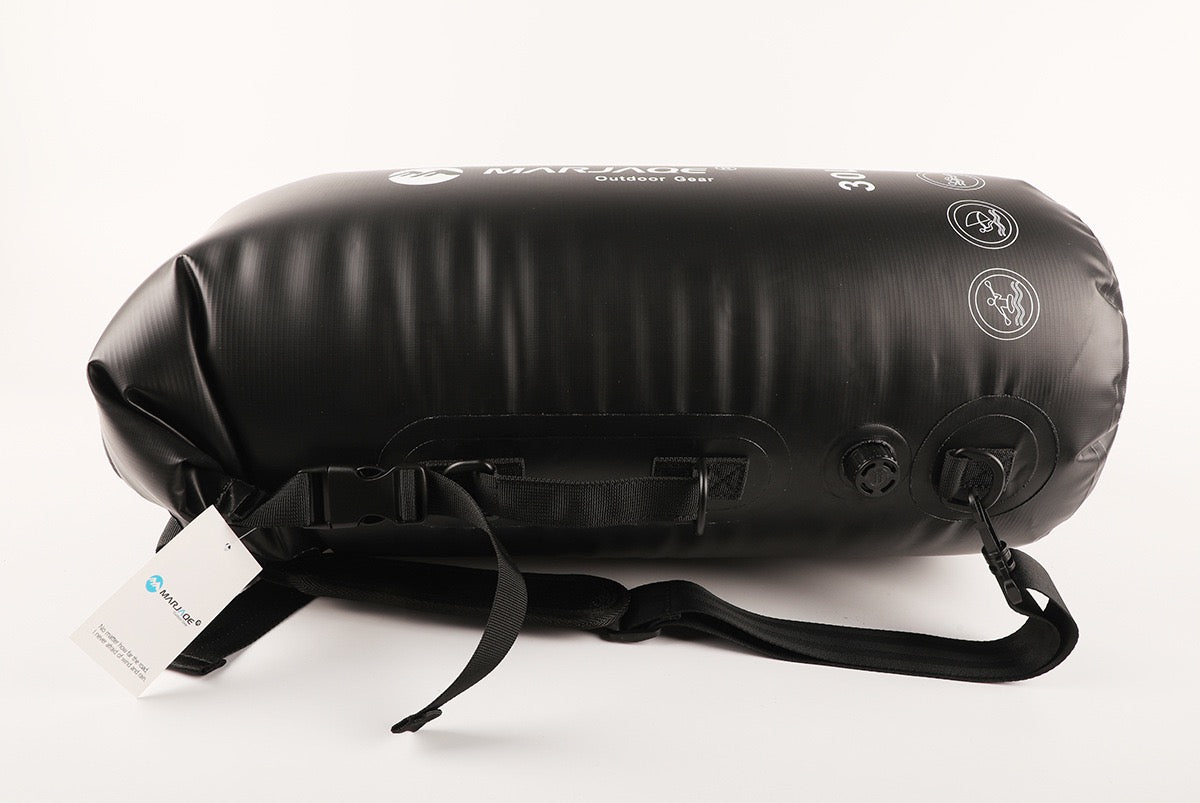1612 Airtight 30L Waterproof Backpack – Heavy-Duty Dry Bag for Diving, Caving, Kayaking & Extreme Outdoor Adventures