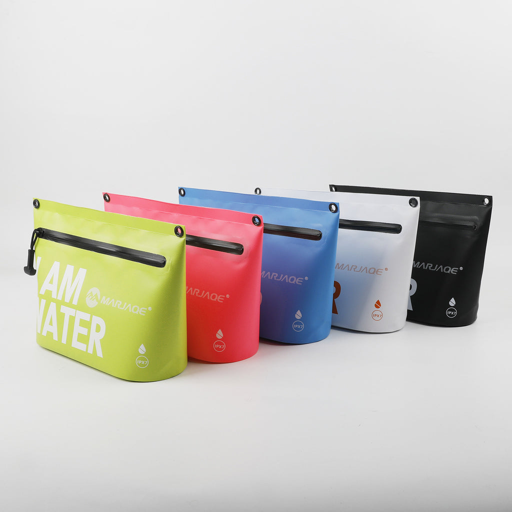 C115 Waterproof Toiletry Bag – Travel Handbag with Zipper, Shoulder Strap & Dry Sack Design for Swimming, Beach & Outdoor Use