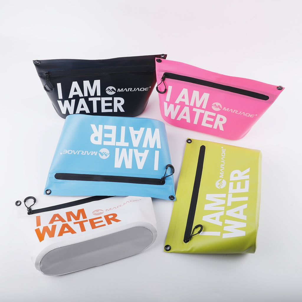 C115 Waterproof Toiletry Bag – Travel Handbag with Zipper, Shoulder Strap & Dry Sack Design for Swimming, Beach & Outdoor Use