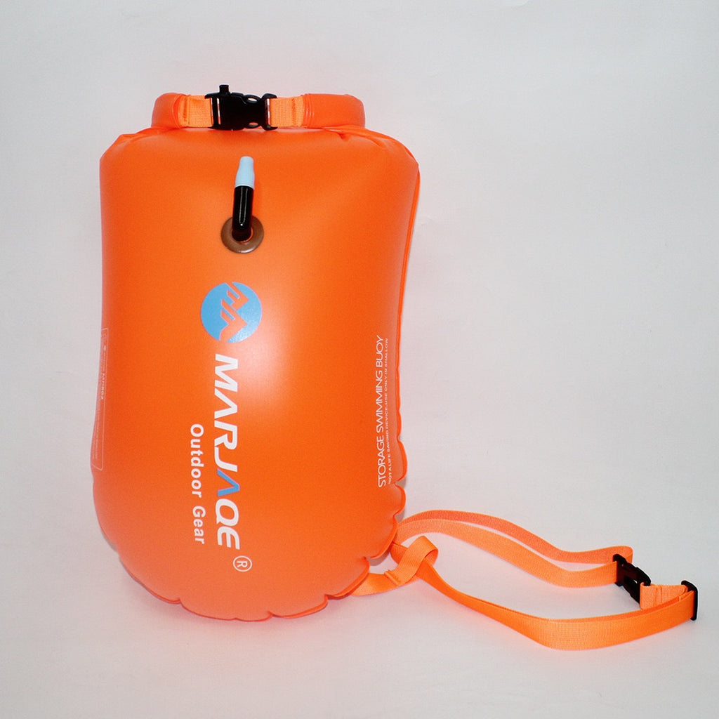Y802 Inflatable Swim Buoy Dry Bag – Waterproof Floating Swim Buoy with Storage for Open Water Swimming & Triathlon
