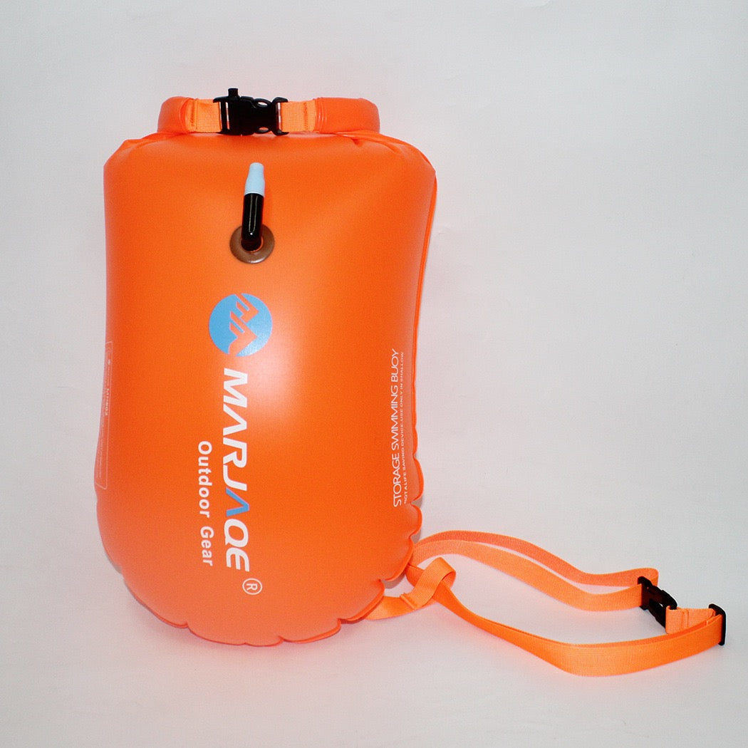 Y802 Inflatable Swim Buoy Dry Bag – Waterproof Floating Swim Buoy with Storage for Open Water Swimming & Triathlon