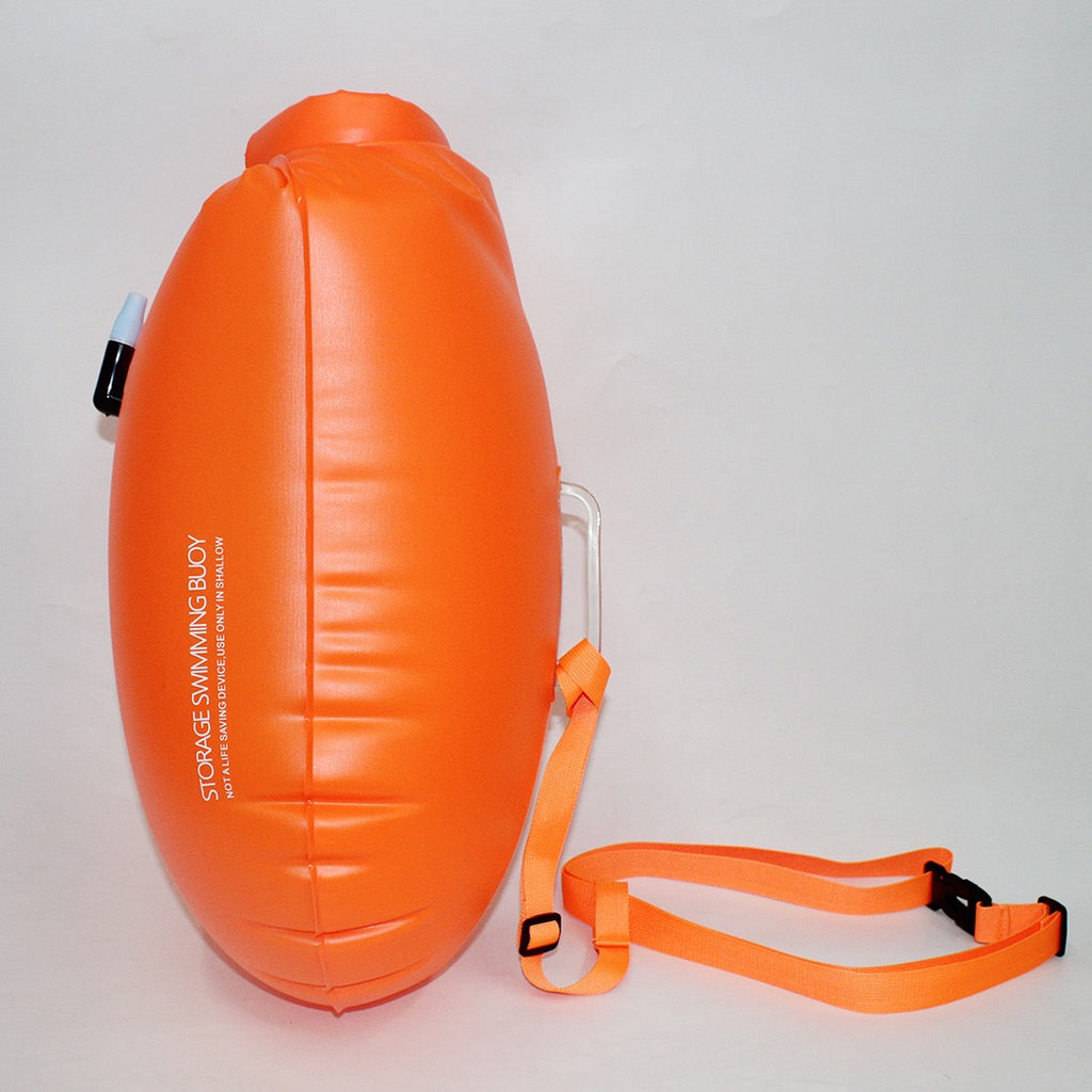 Y802 Inflatable Swim Buoy Dry Bag – Waterproof Floating Swim Buoy with Storage for Open Water Swimming & Triathlon
