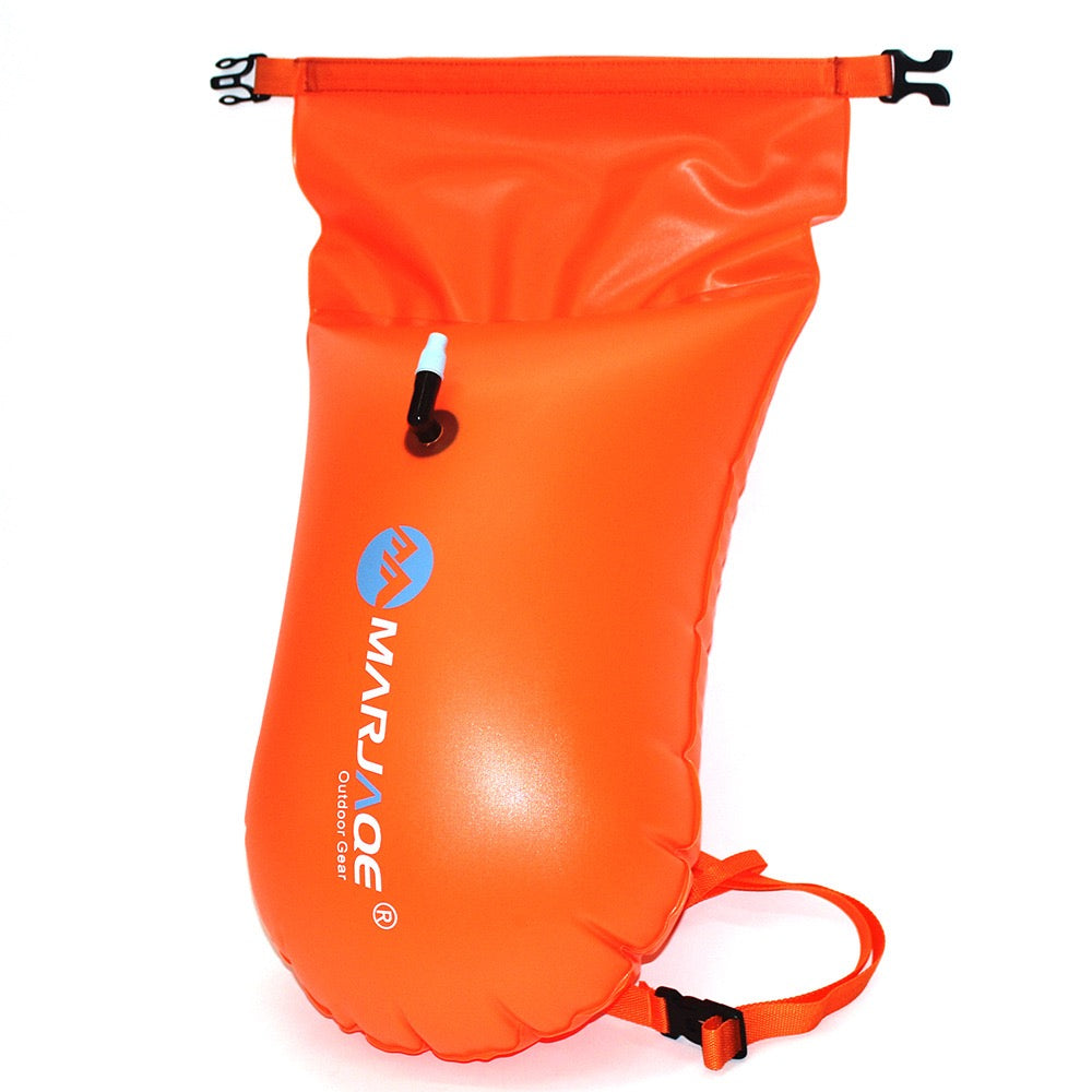 Y802 Inflatable Swim Buoy Dry Bag – Waterproof Floating Swim Buoy with Storage for Open Water Swimming & Triathlon