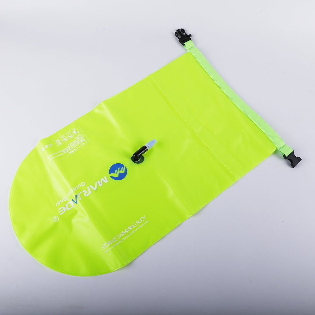 Y802 Inflatable Swim Buoy Dry Bag – Waterproof Floating Swim Buoy with Storage for Open Water Swimming & Triathlon
