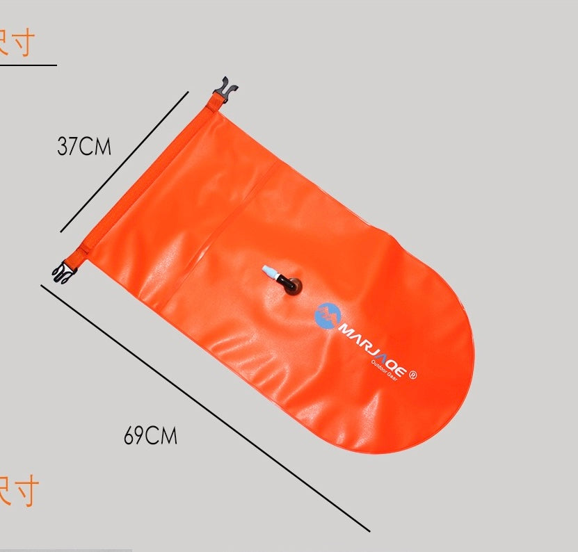 Y802 Inflatable Swim Buoy Dry Bag – Waterproof Floating Swim Buoy with Storage for Open Water Swimming & Triathlon