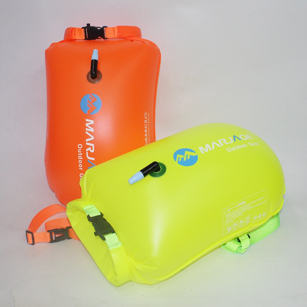 Y802 Inflatable Swim Buoy Dry Bag – Waterproof Floating Swim Buoy with Storage for Open Water Swimming & Triathlon