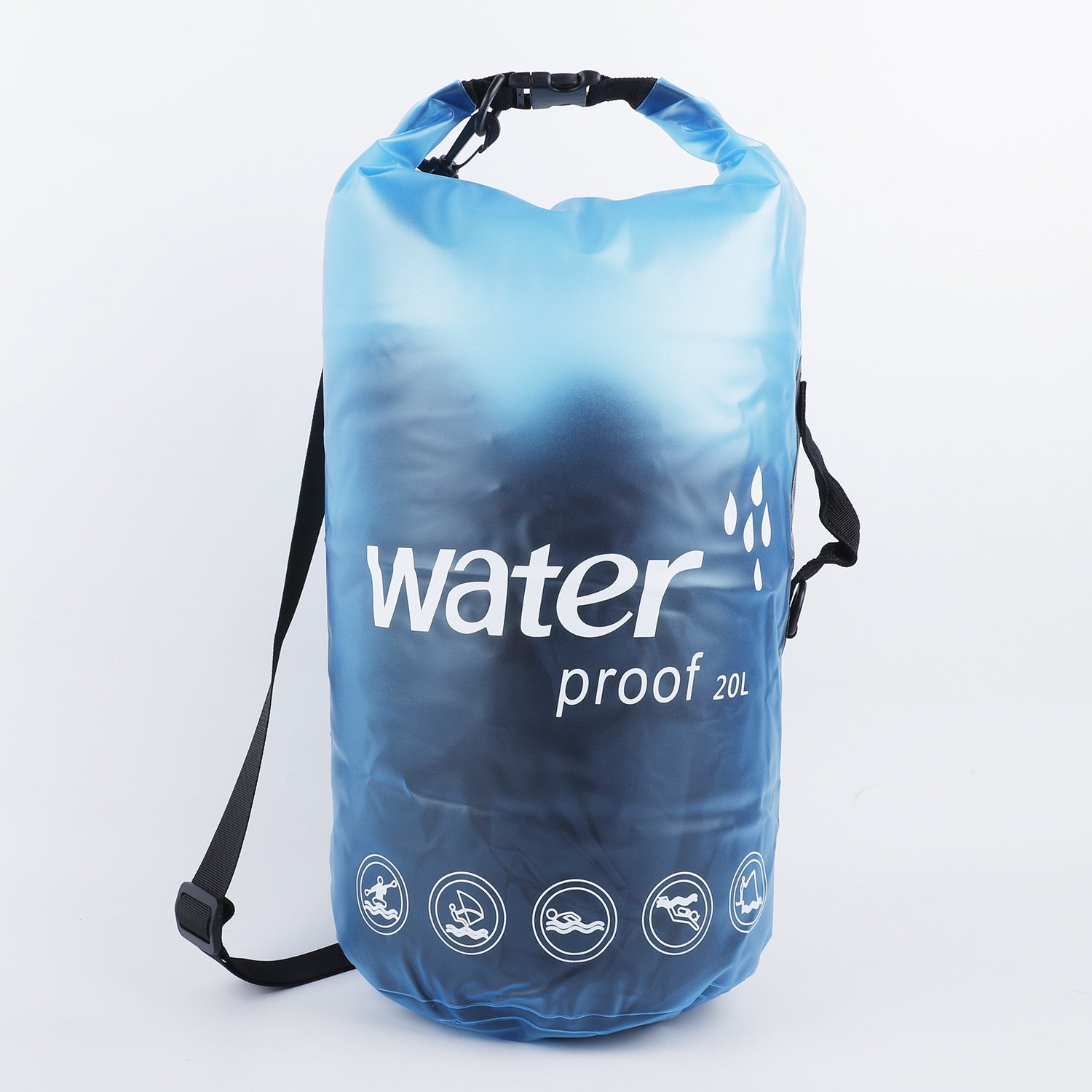 Transparent Waterproof Dry Bag – 10L/20L Lightweight Floating Sack for Swimming, Beach, Kayaking & Outdoor Sports