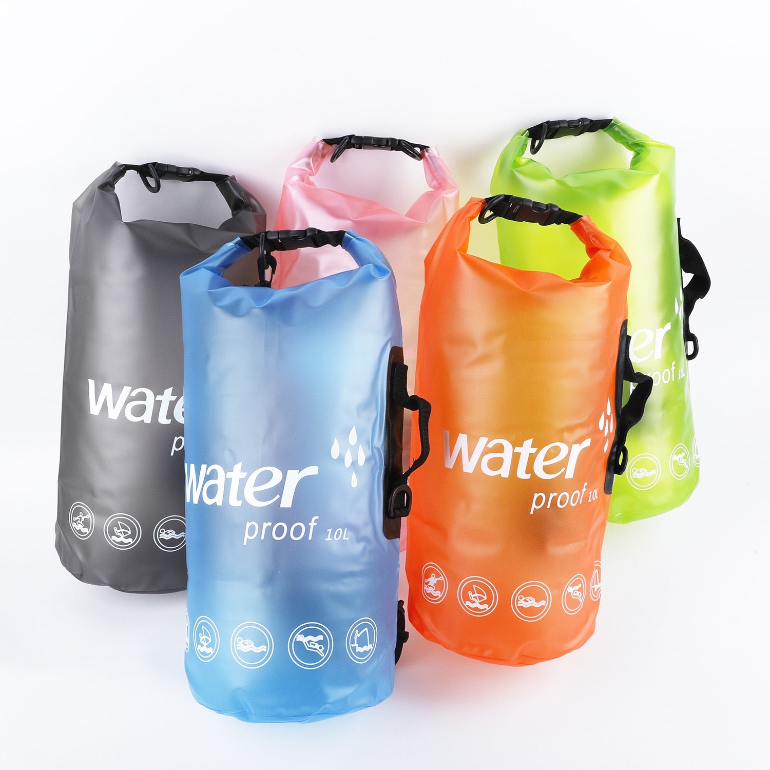Transparent Waterproof Dry Bag – 10L/20L Lightweight Floating Sack for Swimming, Beach, Kayaking & Outdoor Sports