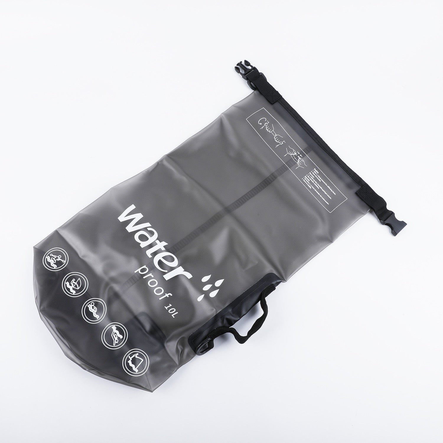 Transparent Waterproof Dry Bag – 10L/20L Lightweight Floating Sack for Swimming, Beach, Kayaking & Outdoor Sports