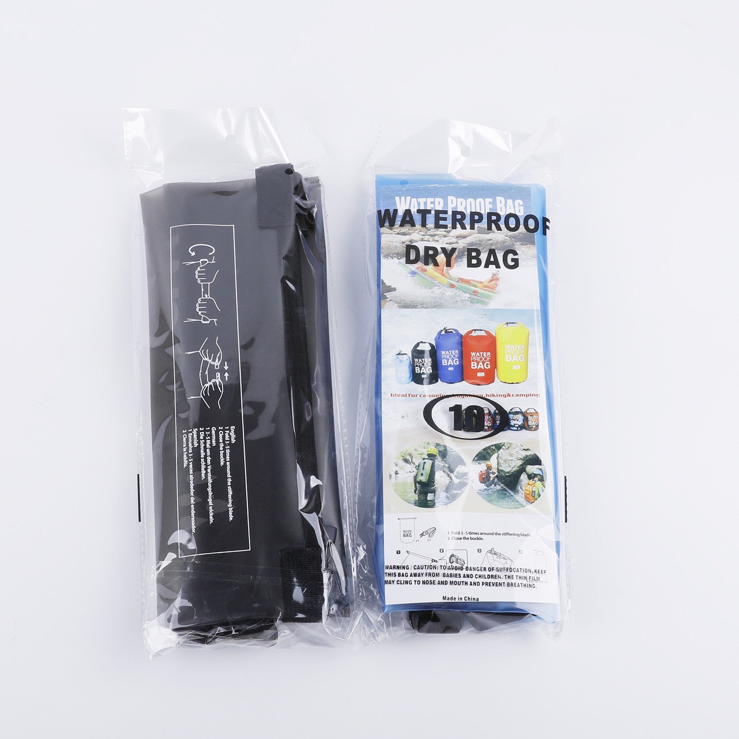 Transparent Waterproof Dry Bag – 10L/20L Lightweight Floating Sack for Swimming, Beach, Kayaking & Outdoor Sports