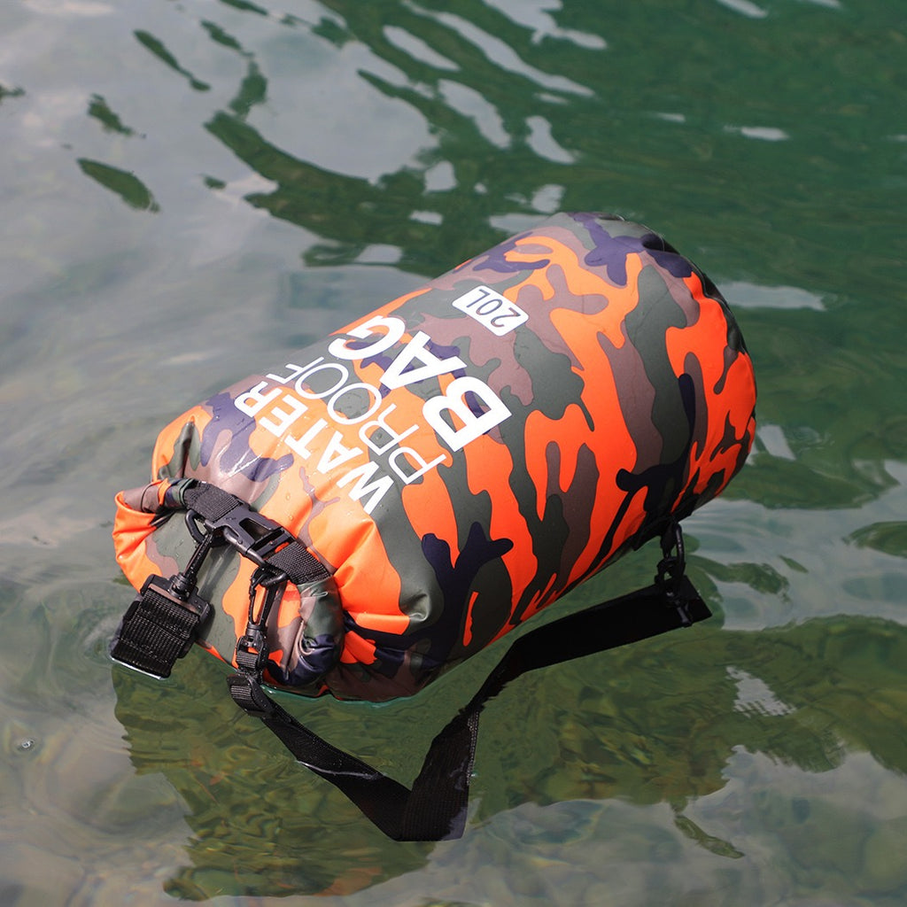 Nylon Camouflage Waterproof Dry Bag – Colorful Floating Dry Sack 2L/3L/5L/10L/20L/30L for Swimming, Kayaking & Outdoor Sports