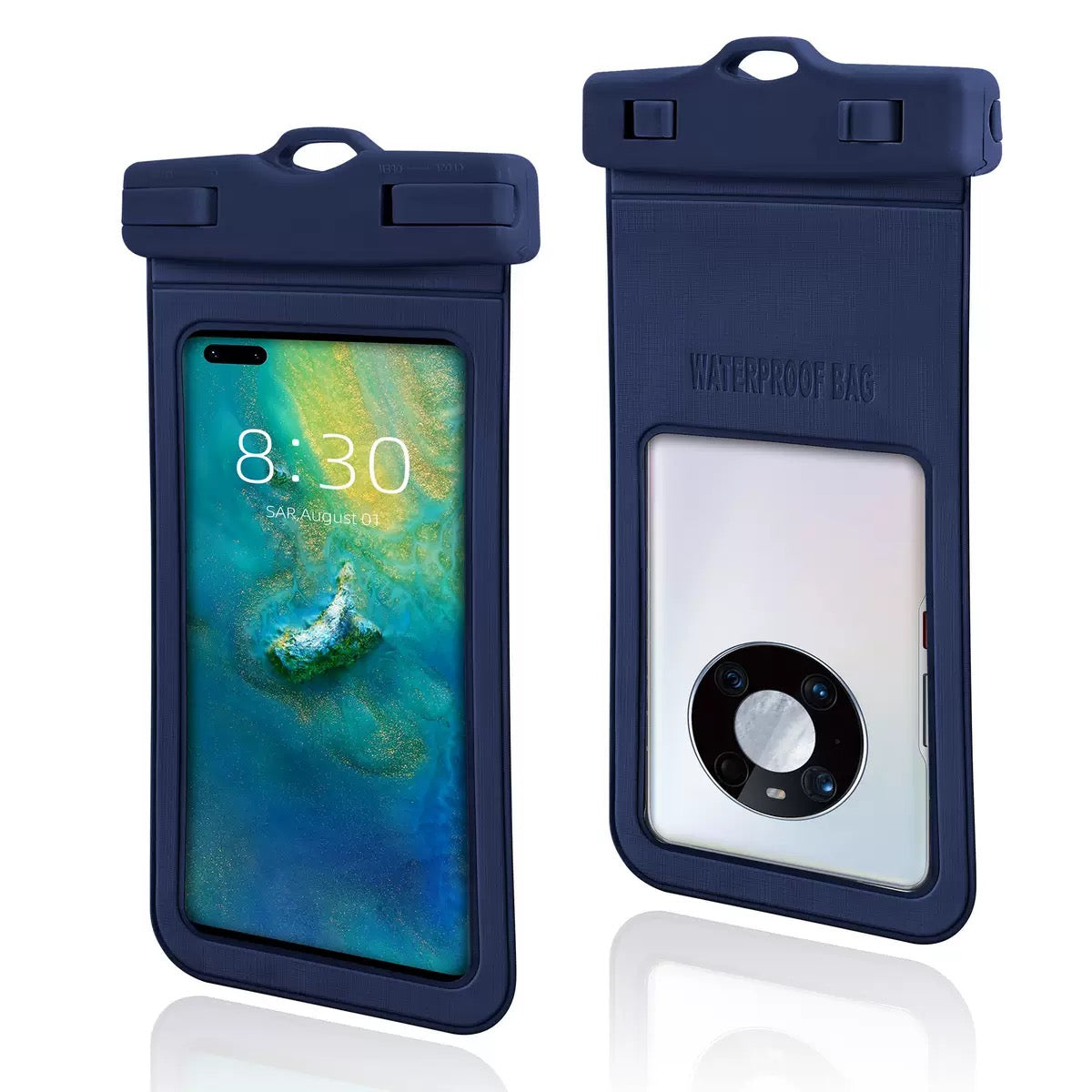 Floating Waterproof Phone Case – Dual Airbag TPU Pouch with Touchscreen Access for Swimming, Snorkeling & Hot Springs (IPX8 Certified)