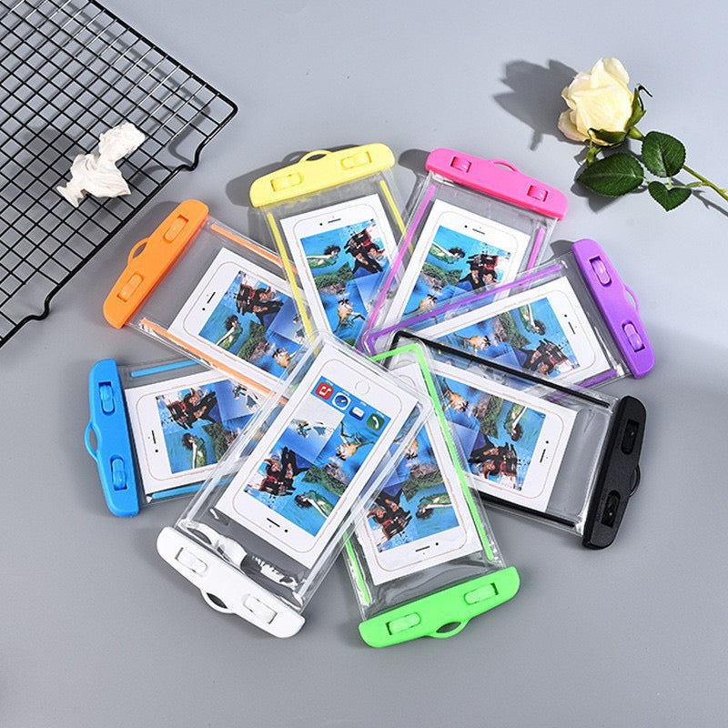 Waterproof Phone Pouch – Transparent PVC Dry Bag Case with Lanyard for Swimming, Beach, Kayaking & Snorkeling