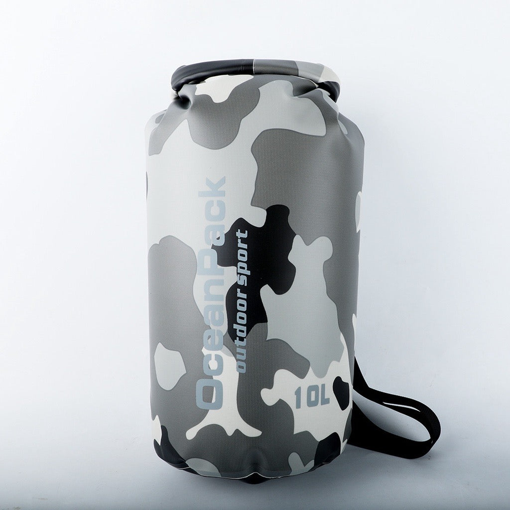 607 Camouflage Waterproof Dry Bag – 2L/5L/10L/15L/20L/30L Floating Dry Sack for Camping, Fishing, Kayaking & Outdoor Adventure