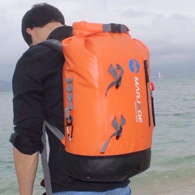 1501 Waterproof Backpack Dry Bag – 30LHeavy-Duty Floating Dry Sack with Shoulder Straps for Hiking, Camping & Kayaking