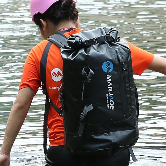 1501 Waterproof Backpack Dry Bag – 30LHeavy-Duty Floating Dry Sack with Shoulder Straps for Hiking, Camping & Kayaking