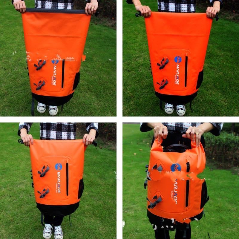 1501 Waterproof Backpack Dry Bag – 30LHeavy-Duty Floating Dry Sack with Shoulder Straps for Hiking, Camping & Kayaking