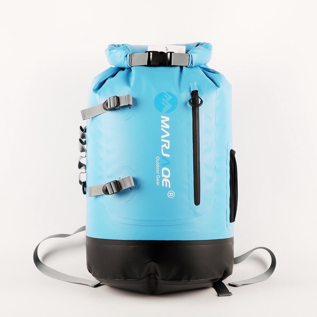 1501 Waterproof Backpack Dry Bag – 30LHeavy-Duty Floating Dry Sack with Shoulder Straps for Hiking, Camping & Kayaking