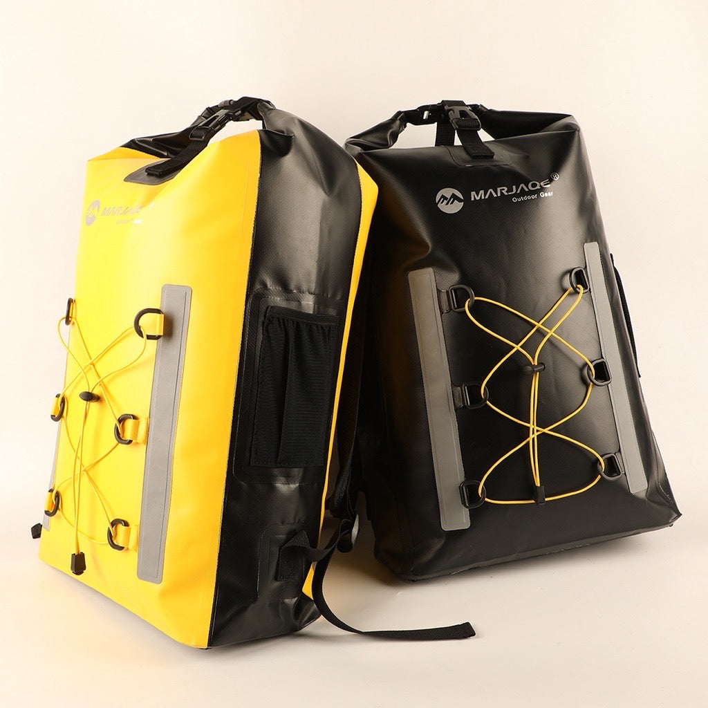 1903 Waterproof Backpack Dry Bag – 30LRoll-Top with Wet & Dry Separation, Reflective Strips for Camping, Kayaking & Outdoor Sports