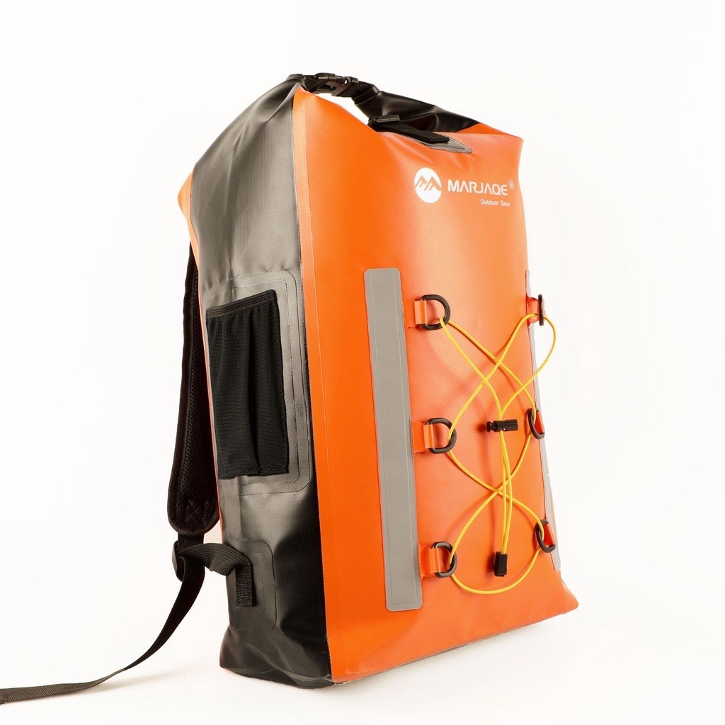 1903 Waterproof Backpack Dry Bag – 30LRoll-Top with Wet & Dry Separation, Reflective Strips for Camping, Kayaking & Outdoor Sports