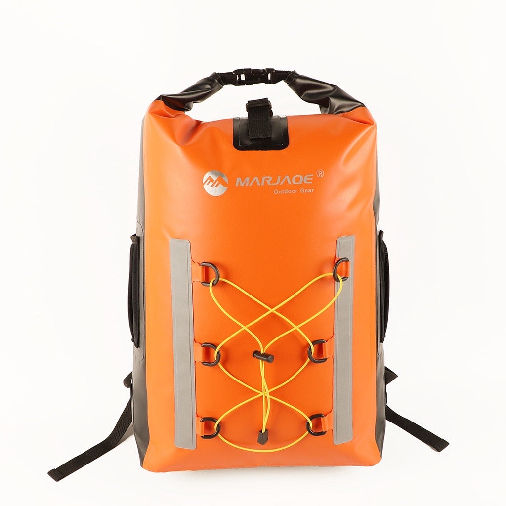 1903 Waterproof Backpack Dry Bag – 30LRoll-Top with Wet & Dry Separation, Reflective Strips for Camping, Kayaking & Outdoor Sports