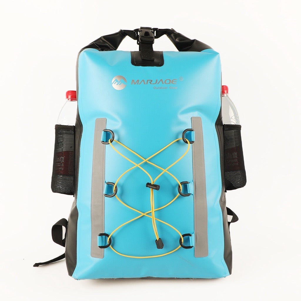 1903 Waterproof Backpack Dry Bag – 30LRoll-Top with Wet & Dry Separation, Reflective Strips for Camping, Kayaking & Outdoor Sports