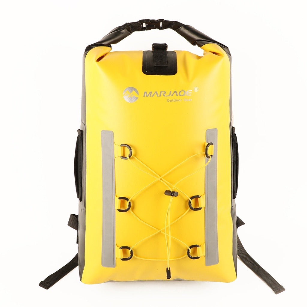 1903 Waterproof Backpack Dry Bag – 30LRoll-Top with Wet & Dry Separation, Reflective Strips for Camping, Kayaking & Outdoor Sports