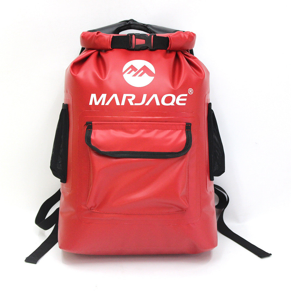 1502-22L Waterproof Backpack Dry Bag – Floating Roll-Top Dry Sack with Shoulder Straps for Hiking, Kayaking & Daily Commute