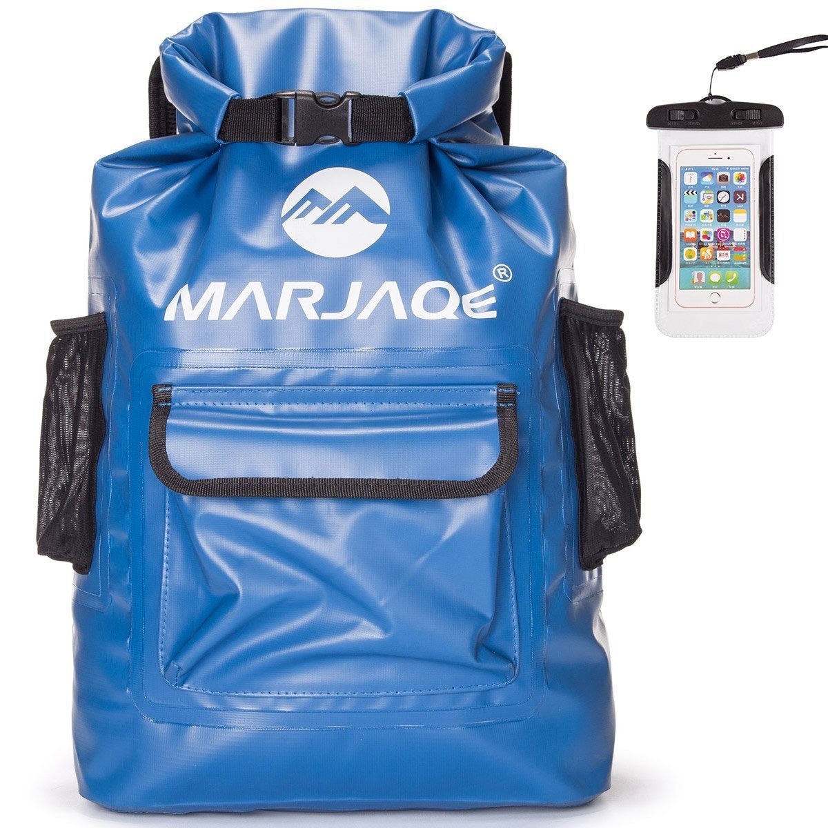 1502-22L Waterproof Backpack Dry Bag – Floating Roll-Top Dry Sack with Shoulder Straps for Hiking, Kayaking & Daily Commute