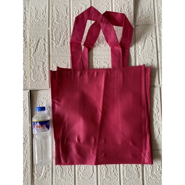 Reusable Non-Woven Shopping Tote Bag | Eco-Friendly Grocery Bags with Long Handles | 10pcs Pack