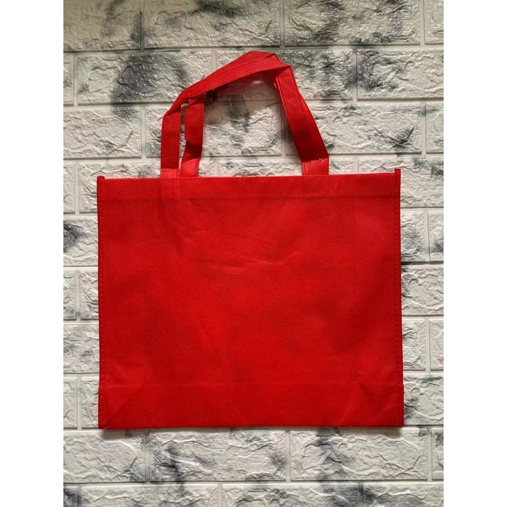 10pcs Pack HE#1 Non-Woven Shopping Tote Bag | Horizontal Style Eco-Friendly Reusable Bags
