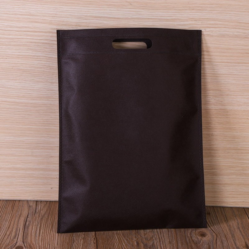 50pcs Pack Non-Woven Flat Bag with Die-Cut Handle | Eco-Friendly Tote for Events & Packaging | 4 Sizes
