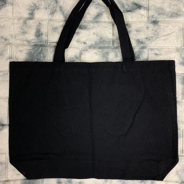 Blank Canvas Tote Bag with Bottom | Plain Eco-Friendly Shopping Bag | No Side Gusset