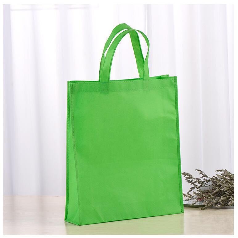 10pcs Pack Non-Woven Hand Tote Bag | Regular Style Eco-Friendly Shopping Bag | 4 Sizes