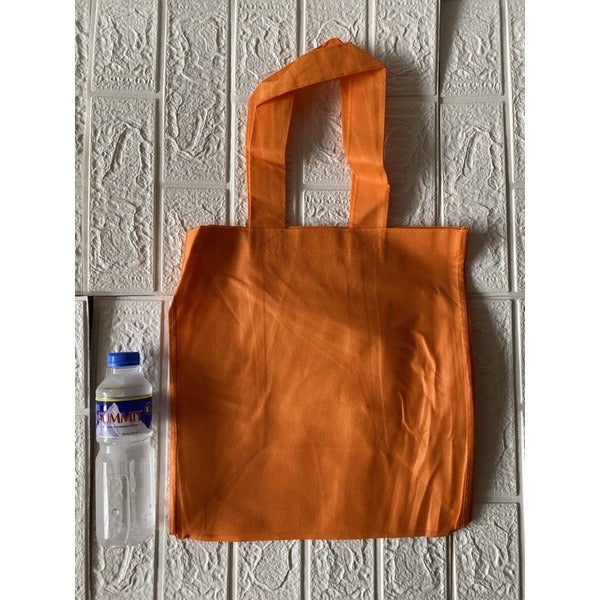 Reusable Non-Woven Shopping Tote Bag | Eco-Friendly Grocery Bags with Long Handles | 10pcs Pack