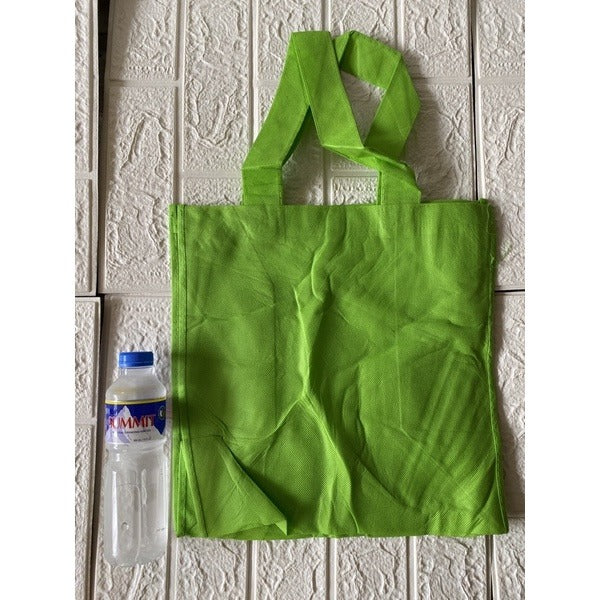 Reusable Non-Woven Shopping Tote Bag | Eco-Friendly Grocery Bags with Long Handles | 10pcs Pack