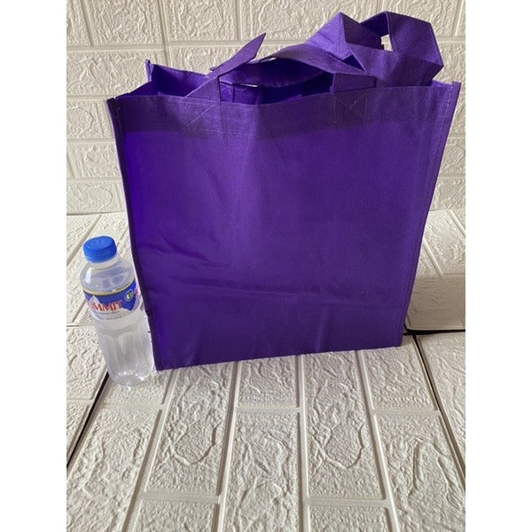 Reusable Non-Woven Shopping Tote Bag | Eco-Friendly Grocery Bags with Long Handles | 10pcs Pack